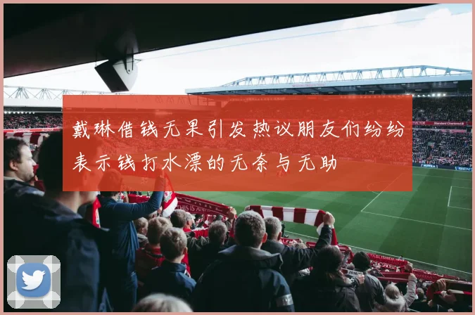 戴琳借钱无果引发热议朋友们纷纷表示钱打水漂的无奈与无助