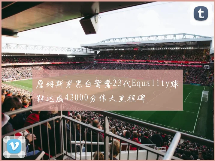 詹姆斯穿黑白鸳鸯23代Equality球鞋达成43000分伟大里程碑